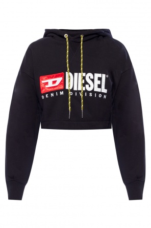 Cropped asymmetrical sweatshirt, zdjęcie 1 Cropped asymmetrical sweatshirt od Diesel